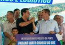 Encontro entre governadores marca entrega de anteprojeto de ponte entre MS e Paraná