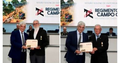 Vereador Veterinário Francisco presta homenagem a militares do Exército em sessão solene na Câmara de Campo Grande