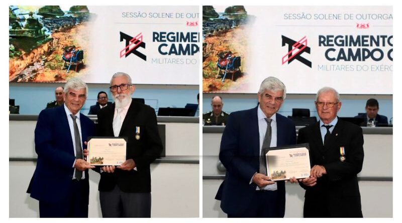 Vereador Veterinário Francisco presta homenagem a militares do Exército em sessão solene na Câmara de Campo Grande