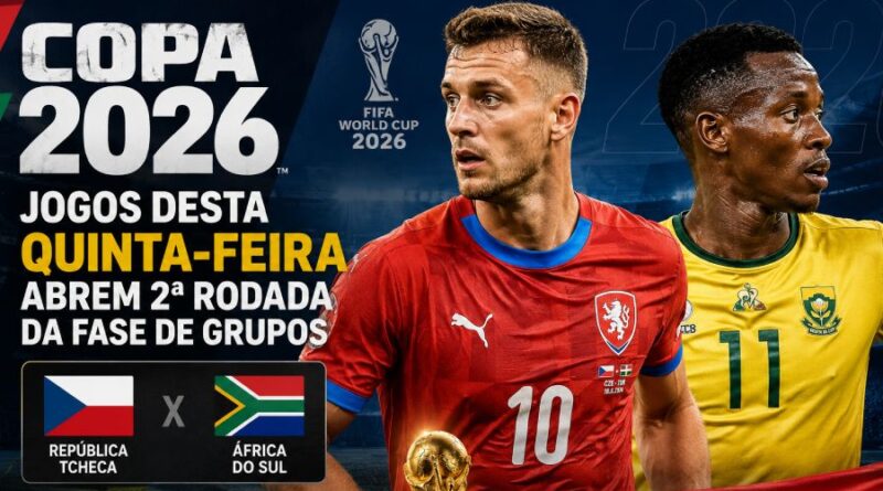Copa 2026: jogos desta quinta-feira abrem 2ª rodada da fase de grupos