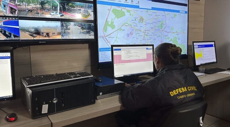 Defesa Civil alerta para risco de chuvas e ventos intensos Defesa Civil alerta para risco de chuvas e ventos intensos