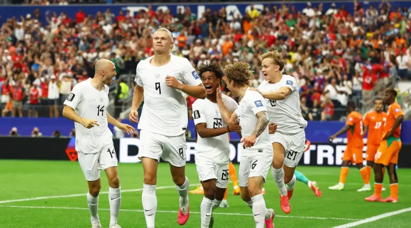 Haaland decide, Noruega vence Costa do Marfim e vai pegar o Brasil