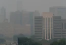 Fumaça de incêndios florestais encobre estádio da final da Copa Fumaça de incêndios florestais encobre estádio da final da Copa