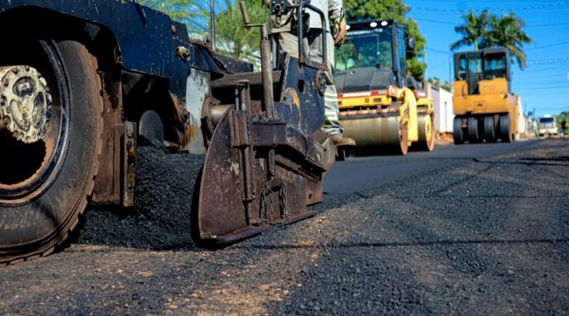 Vira CG Infraestrutura acelera frentes de asfalto em Campo Grande