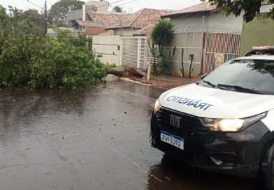 Alerta amarelo prevê tempestade em Campo Grande