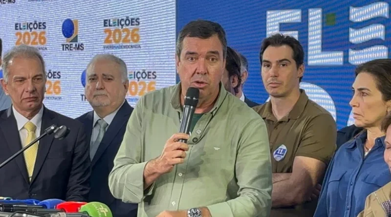 Eduardo Riedel é reeleito governador de Mato Grosso do Sul com mais de 67% dos votos