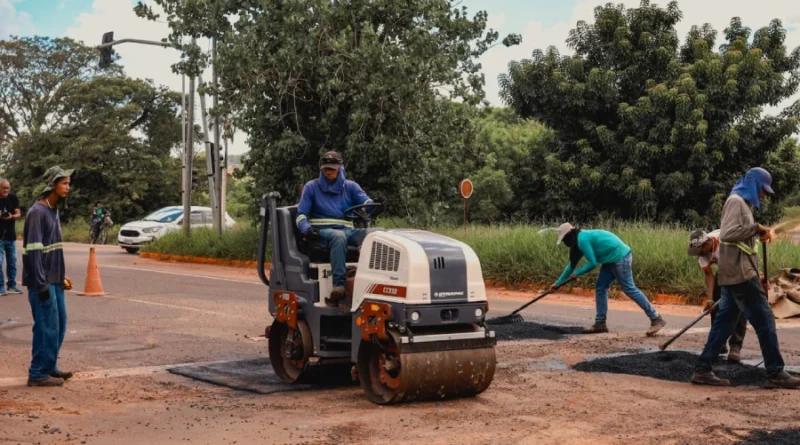 Mutirão de tapa-buracos será realizado no Jardim Parati neste sábado